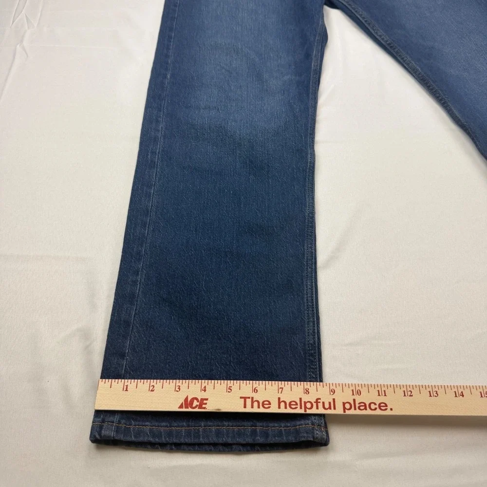 Levi's 505 Regular Fit Jeans Mens 40x32 Blue Straight‎ Leg Denim 00505-3172